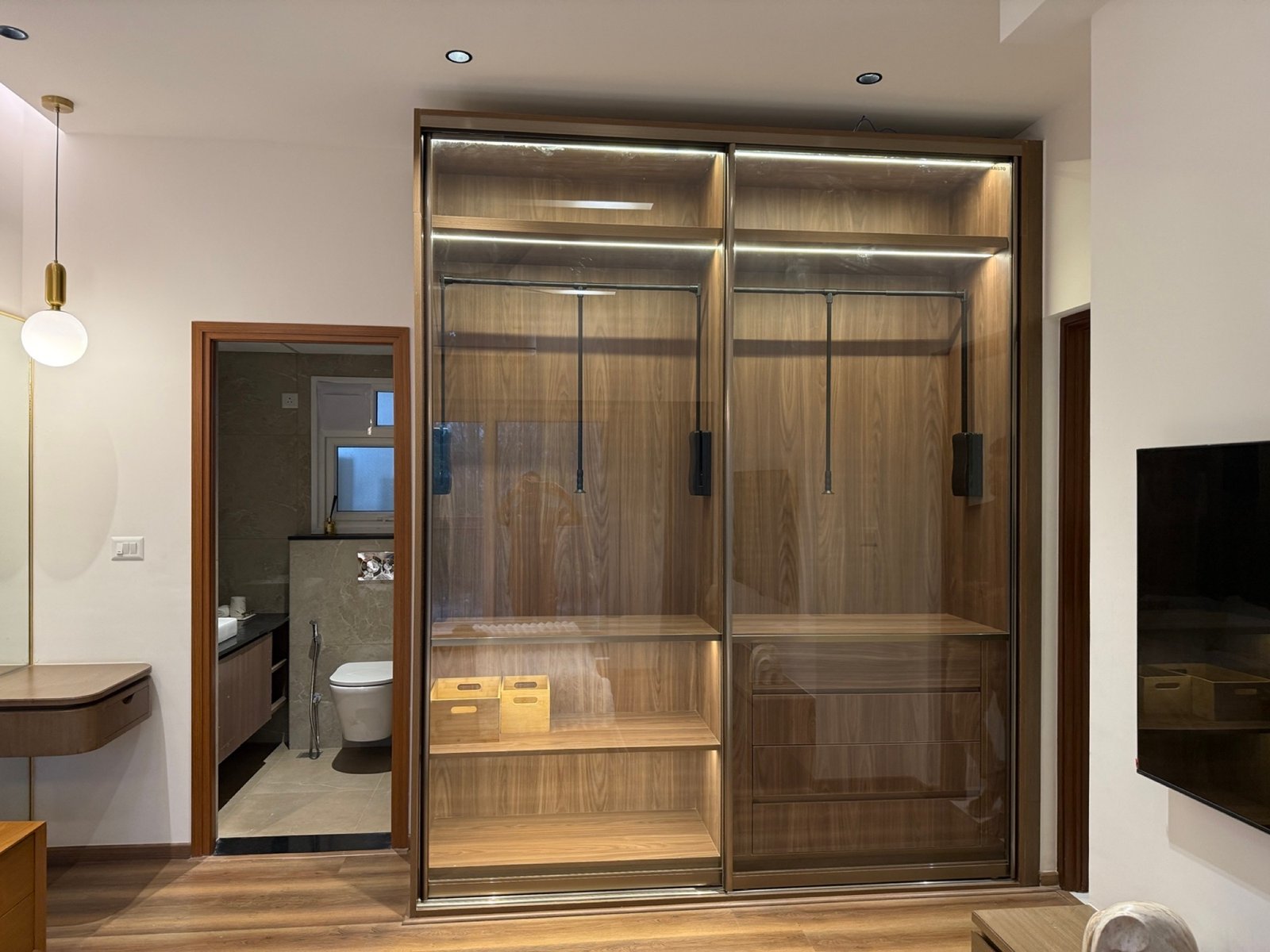 Wardrobe and joinery detail