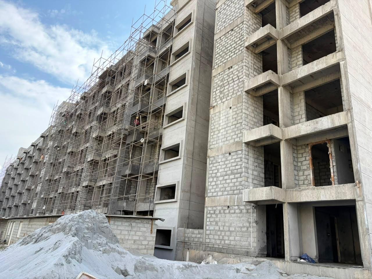 JRV MIST site facade and construction materials