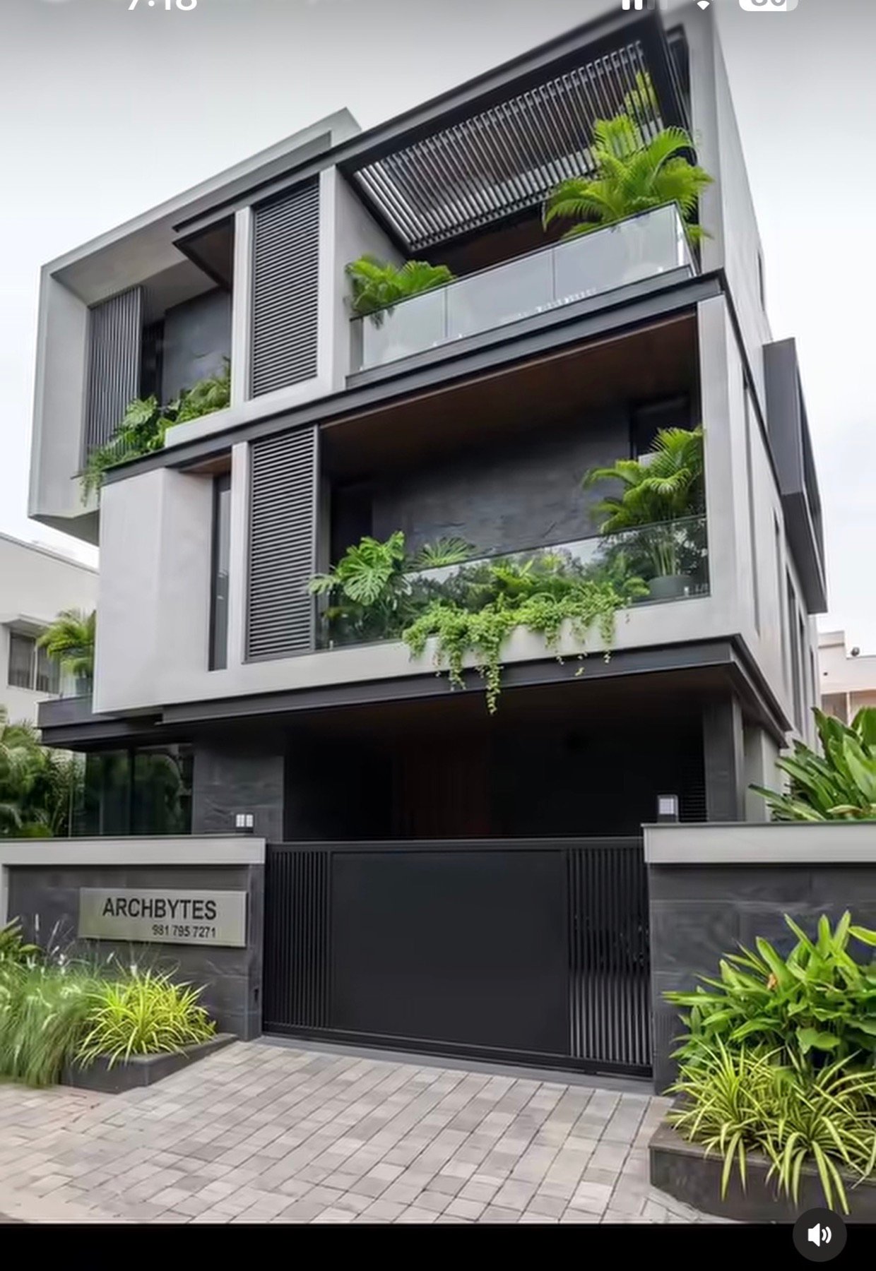 Verde Residence modern tropical villa concept